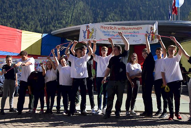 Impressionen des Sportlagers in Fiesch.