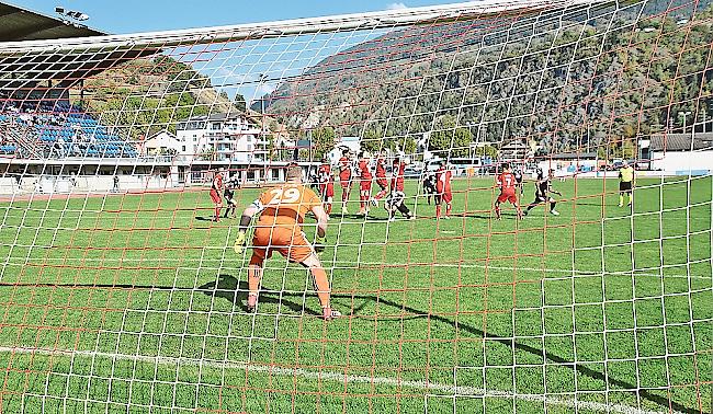 Auch gegen Aufsteiger Chênois erspielte sich der FC Naters Oberwallis  zu wenig zwingende Torchancen.