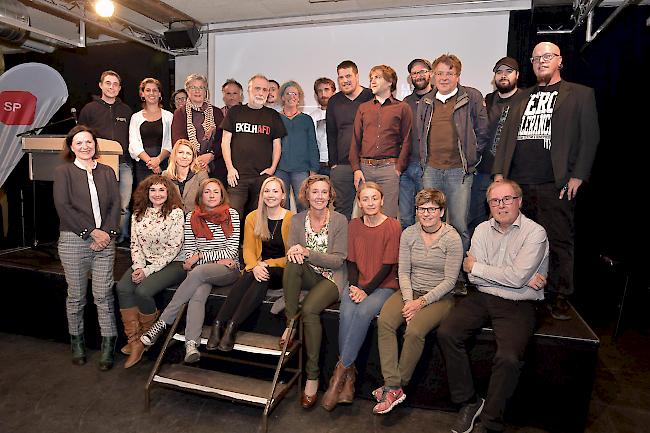 Die Kandidierenden der Listen «Zukunft Wallis» für den Verfassungsrat. 