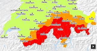 Der Wetterumschwung hat vor allem das Wallis und Graub&uuml;nden getroffen.