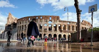 Auch die italienische Hauptstadt Rom war von den Unwettern betroffen.