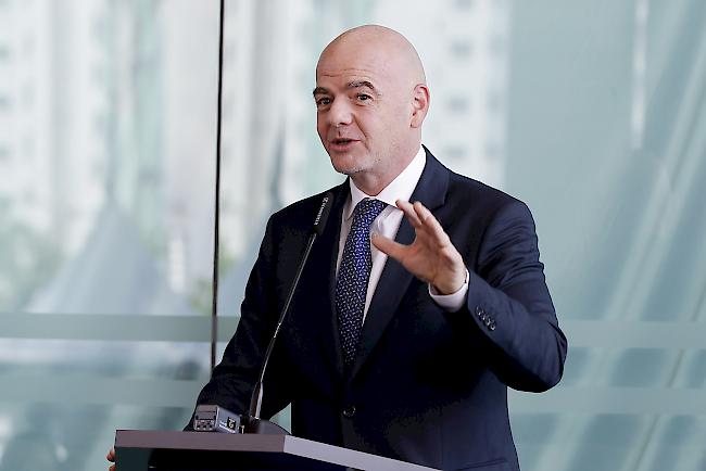 FIFA-Präsident Gianni Infantino streitet jedes Fehlverhalten ab. (Archiv)