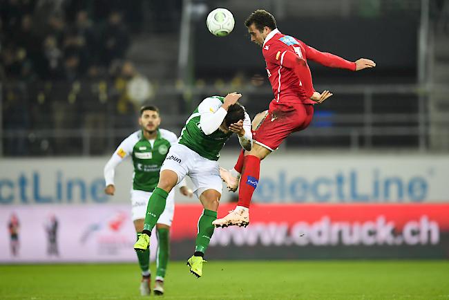 Sitten gewinnt in St. Gallen mit 2:1 nach Verlängerung. 