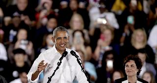 Kritik an Trump's Politik. &laquo;Es wird einfach permanent Angst gesch&uuml;rt, um von der Bilanz abzulenken&raquo;, erkl&auml;rte der fr&uuml;here US-Pr&auml;sident Obama k&uuml;rzlich an einem &ouml;ffentlichen Auftritt.