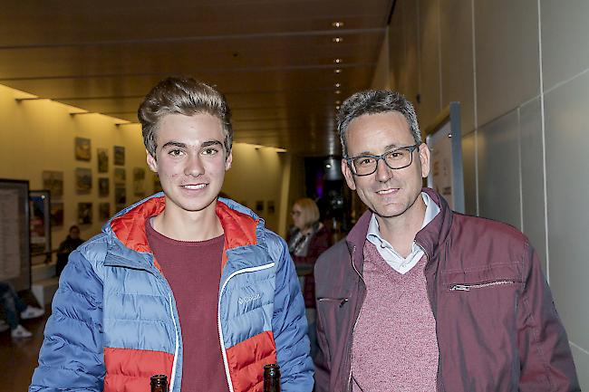 Cédric Burgener (16) und Fabian Loretan (46), Naters.