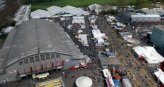 Blick auf das Berner Messegel&auml;nde, hier w&auml;hrend der BEA Expo.