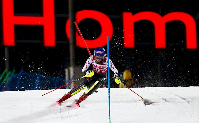 Mikaela Shiffrin gewinnt den Weltcup-Slalom in Levi.