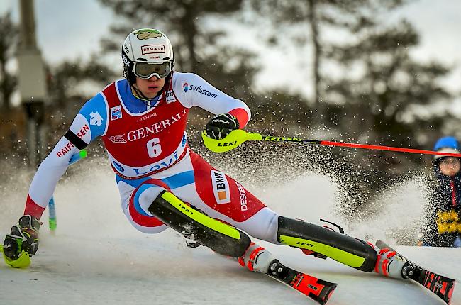 Ramon Zenhäusern zeigte in Schladming eine starke Leistung.