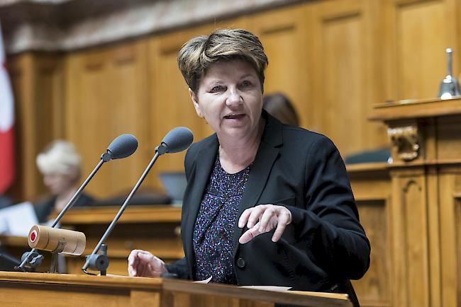 Im Fokus. Gilt als Favoritin für den Sprung in den Bundesrat: die CVP-Politikerin Viola Amherd.