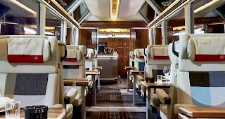 Wagenansicht Excellence Class, garantierter Fensterplatz f&uuml;r jeden Gast.