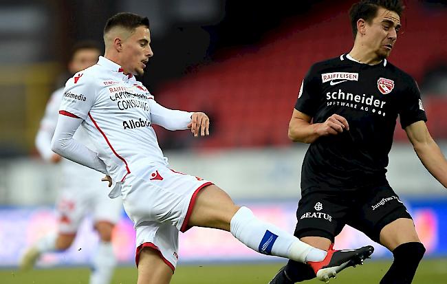 Der FC Sitten siegt gegen den FC Thun mit 2:1.