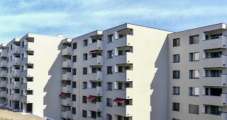 St&auml;dtische Wohnsiedlung &laquo;Paradies&raquo; in Z&uuml;rich, wo rund 600 Menschen leben.