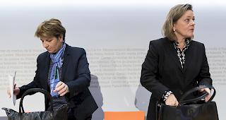 Stichtag 5. Dezember 2018. Das Rennen zwischen Viola Amherd (l.) und Heidi Z'graggen verspricht Spannung.