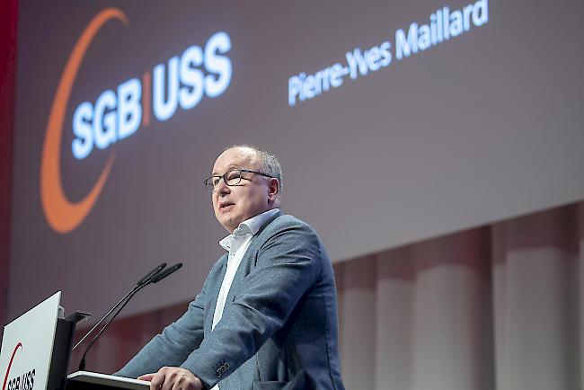 Neuer SGB-Präsident. Der Waadtländer Politiker Pierre-Yves Maillard setzte sich im ersten Wahlgang gegen die St. Galler Nationalrätin Barbara Gysi durch.