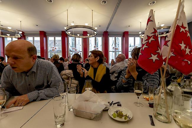 Die Anhänger von Viola Amherd sind in Feststimmung.