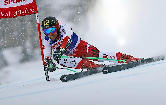 Marcel Hirscher hat die Hierarchie im Riesenslalom von Val d