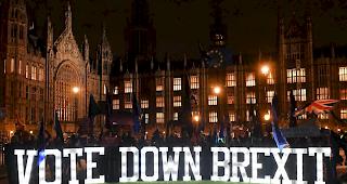 Pro-EU-Proteste in Grossbritannien