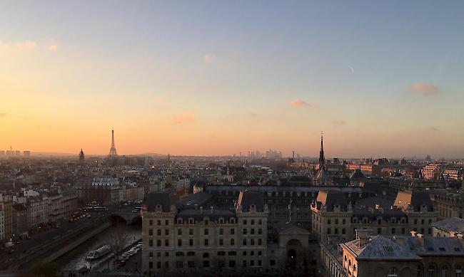 «Abendstimmung bei der Kathedrale Notre-Dame»