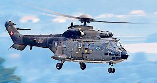 Cannabis im Visier. Im Oberwallis wird mit Super Pumas nach Hanfpflanzen gesucht.Foto Keystone