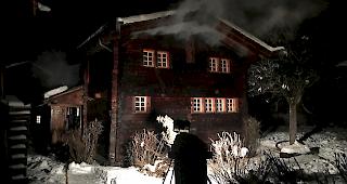 Am Donnerstagabend ist in einem Wohnhaus in Blitzingen ein Brand ausgebrochen.