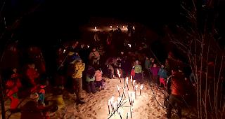 In Blatten wurde am Donnerstag Hexenweihnacht mit Vero gefeiert.