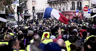 Ank&uuml;ndigung. Am Silvesterabend wollen die &laquo;Gelbwesten&raquo; erneut auf den Champs-Elys&eacute;es in Paris demonstrieren.