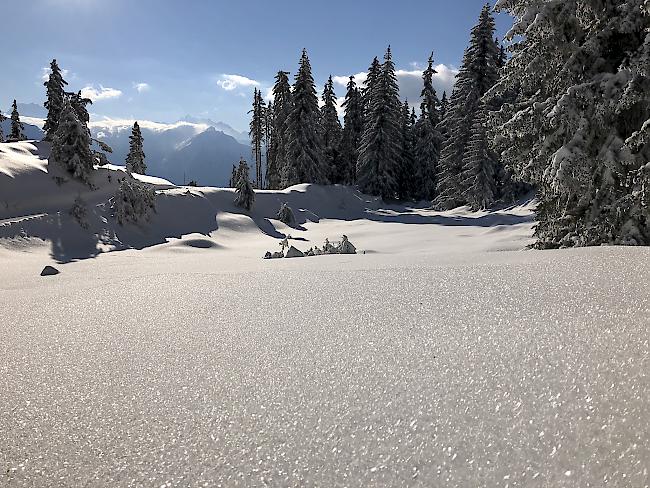 Am Neujahrstag sollen in den Bergen perfekte Wintersportbedingungen herrschen.