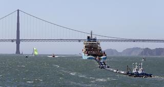 Das System des M&uuml;ll-F&auml;ngers "Ocean-Cleanup" funktioniert nicht wie geplant.