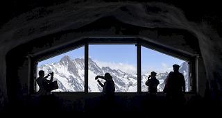 Auf dem Jungfraujoch wurde im vergangenen Jahr erneut ein Besucherrekord verzeichnet.  