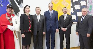 Gl&uuml;ckw&uuml;nsche. Der Walliser Staatsrat lud am Montag zum traditionellen Neujahrsempfang ein.