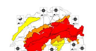 Im Wallis herrscht derzeit verbreitet grosse Lawinengefahr.