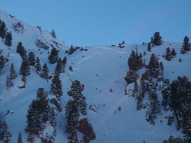 Das Unglück ereignete sich am "Mont Gond" in der Region "Plan-du-Fou" bei Nendaz.