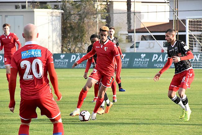 Yassine Fortune war Sittens einziger Torschütze im Testspiel gegen Aarau.