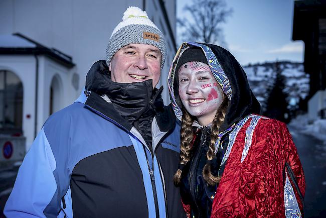 Roland (54) und Muriel (18) Lüthi, Glis.