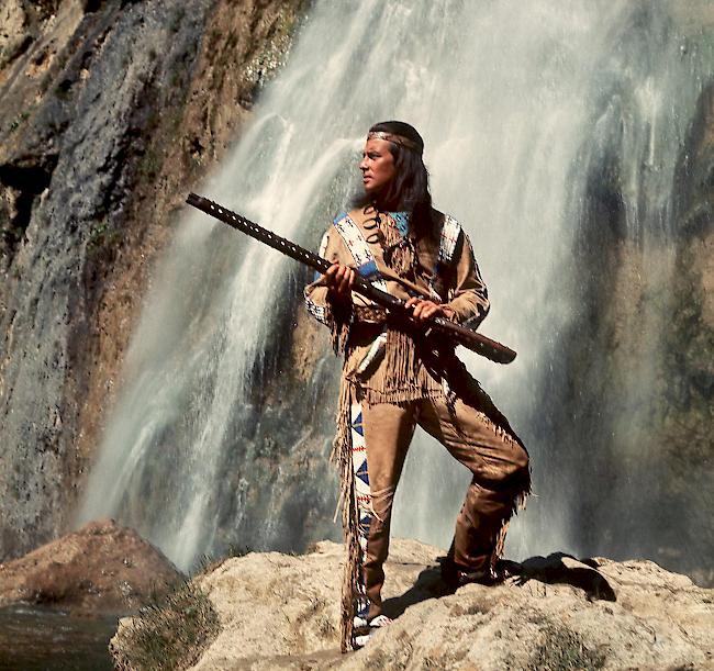 Apachen-Häuptling. Der französische Schauspieler Pierre Brice als «Winnetou».