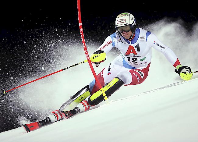 Ramon Zenhäusern verpasst in Schladming das Podest nur knapp.