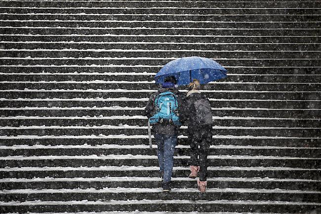 Am meisten schneite es in der Nacht auf Sonntag in der Zentralschweiz.