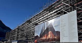 Lonza Arena: Beton wird teilweise durch Panzerglas ersetzt.