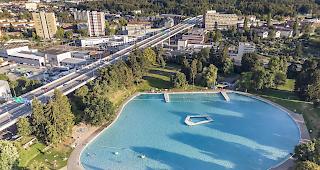 Das Berner Freibad Weyermannshaus verwandelt sich im Winter in ein Mikro-Skigebiet. (Themenbild)