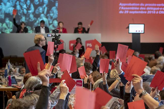 Die Delegierten der SP Schweiz versammelten sich am Samstag in Arth-Goldau.