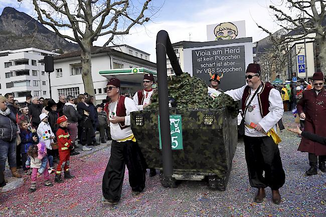 Impressionen vom grossen Oberwalliser Umzug.