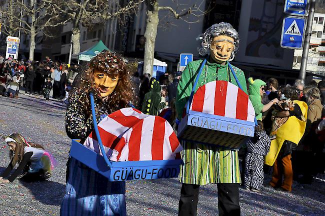 Impressionen vom grossen Oberwalliser Umzug.