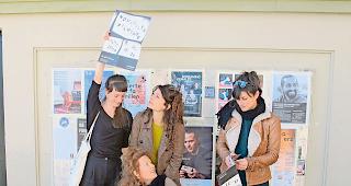 Engagiert. Magali Kniel, Livia Maesano, Rahel Barendregt (kniend) und Sandra Maesano (von links) von &laquo;Nouvelles Oberwallis&raquo;.Fotos zvg