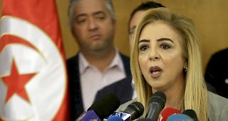 Die tunesische Gesundheitsministerin Sonia Becheikh gibt eine Pressekonferenz in Tunis, 