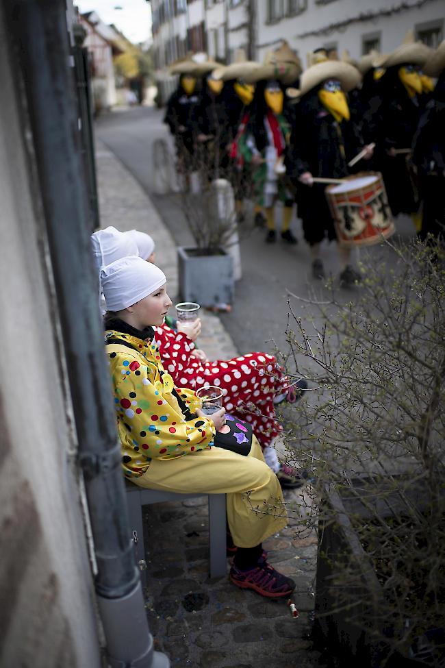 Impressionen vom Basler Kinderfasnachtsumzug.