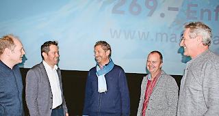 &laquo;Freude herrscht&raquo;. Der Magic Pass verleiht Zuversicht, wie hier (von links) den Oberwallisern Alvaro Karlen (Finanzchef Crans-Montana Bergbahnen), Urs Zurbriggen (CEO Saastal Bergbahnen AG), Harry John (VR-Mitglied MyLeukerbad), Didier Grichting (Leukerbad) und Wolfgang Loretan (Gemmibahn).