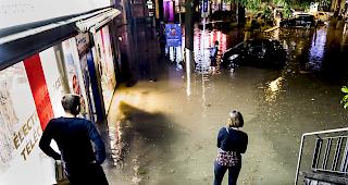 Bilanz. Ausserordentlich viele Unwettersch&auml;den gab es 2018 im Januar nach ergiebigen Niederschl&auml;gen, teilweise kombiniert mit schmelzendem Schnee.