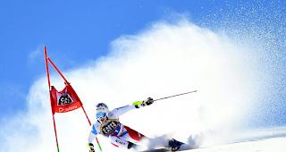 Marco Odermatt f&auml;hrt im Riesenslalom in Soldeu auf den 2. Platz. 