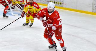 1:0-Torsch&uuml;tze El Assaoui und der HC Valais Chablais, mit einer fr&uuml;hen 3:0-F&uuml;hrung die Vorentscheidung erzwungen.