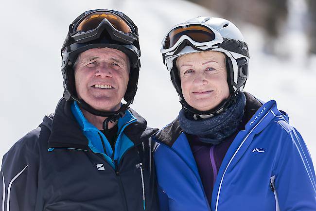 Christof (65) und Mirjam (58) Brigger aus Staldenried.